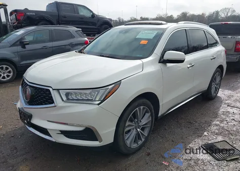 2018 Acura Mdx Technology Package Acurawatch Plus Pkg z USA, uszkodzony, nr VIN 5J8YD4H51JL016675
